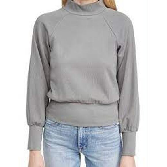 Line and Dot Monroe Turtleneck Gray Womens Size Large - Picture 1 of 7